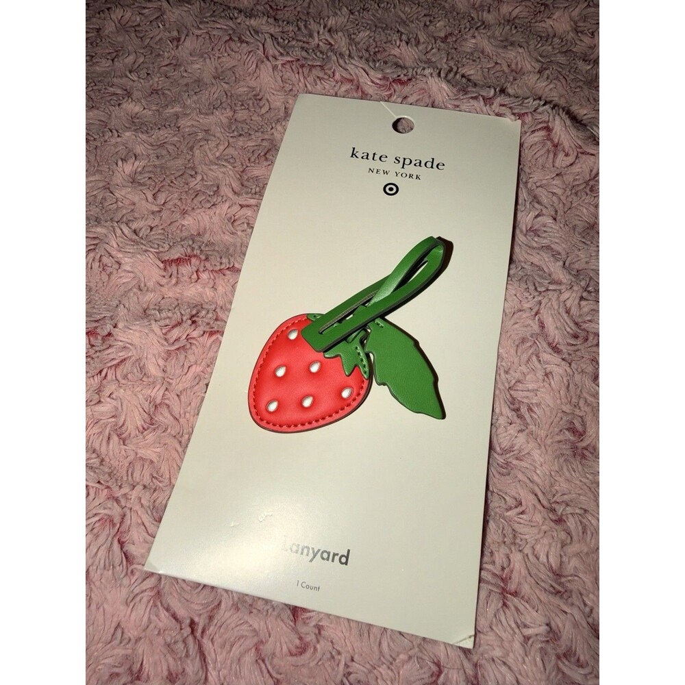 Strawberry Bag Charm Kate Spade New York x Target Collection Fun Food Clip